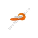 ShadXperts - Twister Regular 6cm Orange Gliter - 10buc/set