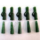 Mostiro - Kit Safety Clips + Con Verde/5pcs